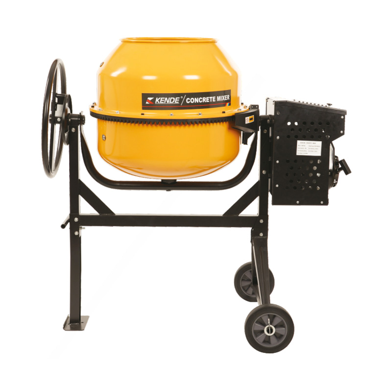 Mezcladora de concreto COM-160L/180L con hélices dobles para una mezcla eficiente y duradera